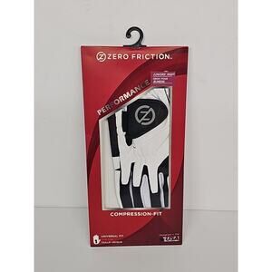Zero Friction Junior One Size RIGHT Hand Performance Glove White